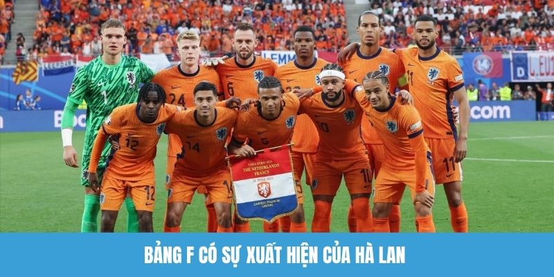 Bảng F có sự xuất hiện của Hà Lan 