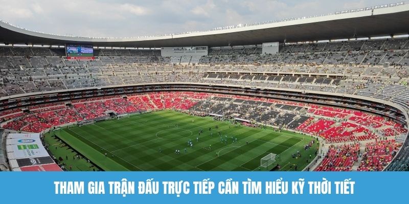 Tham gia trận đấu trực tiếp cần tìm hiểu kỹ thời tiết