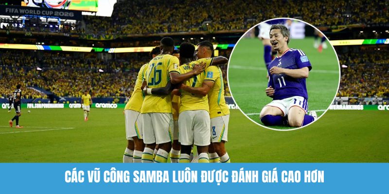 Các vũ công Samba luôn được đánh giá cao hơn
