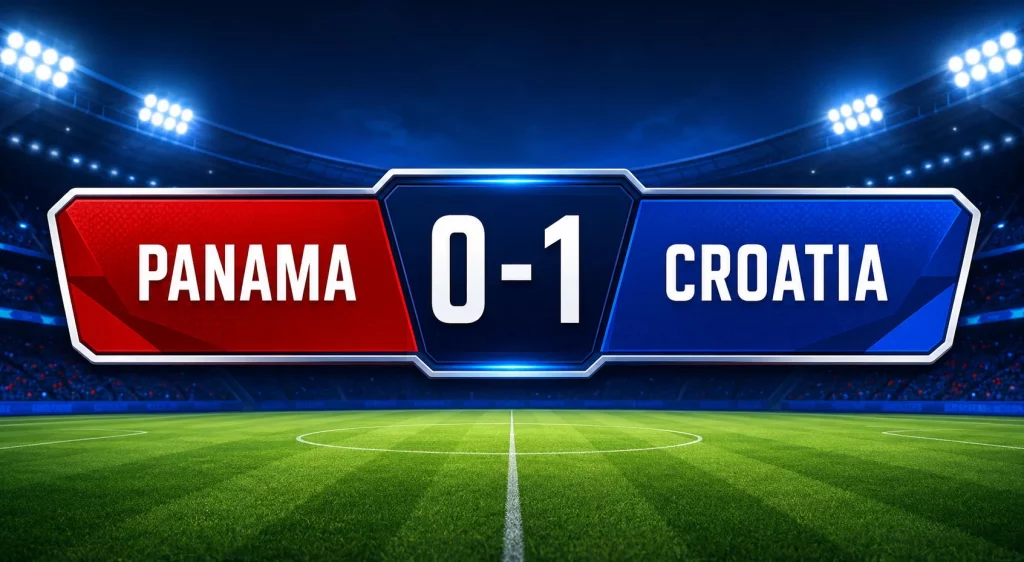 Kết quả Panama 0-1 Croatia: Croatia tiễn Panama rời World Cup 2026