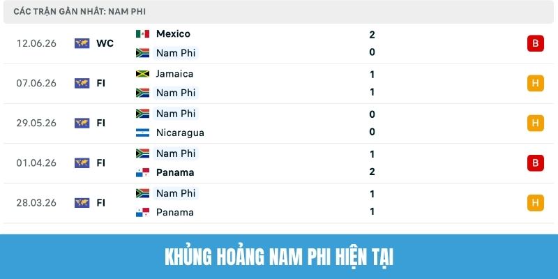 Khủng hoảng Nam Phi hiện tại