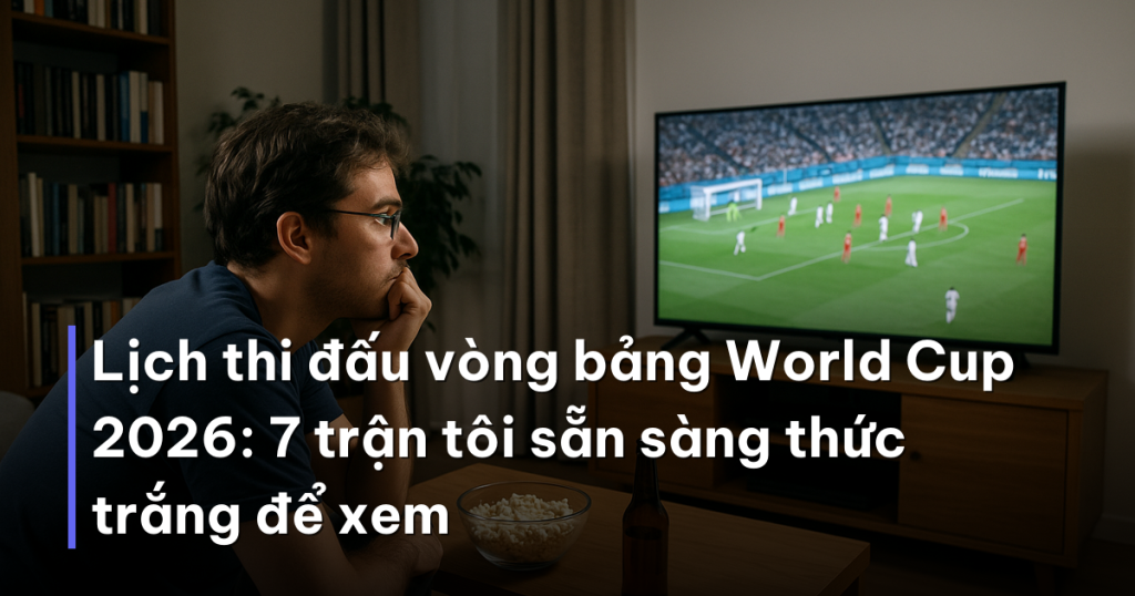 Lịch thi đấu vòng bảng World Cup 2026: 7 trận tôi sẵn sàng thức trắng để xem