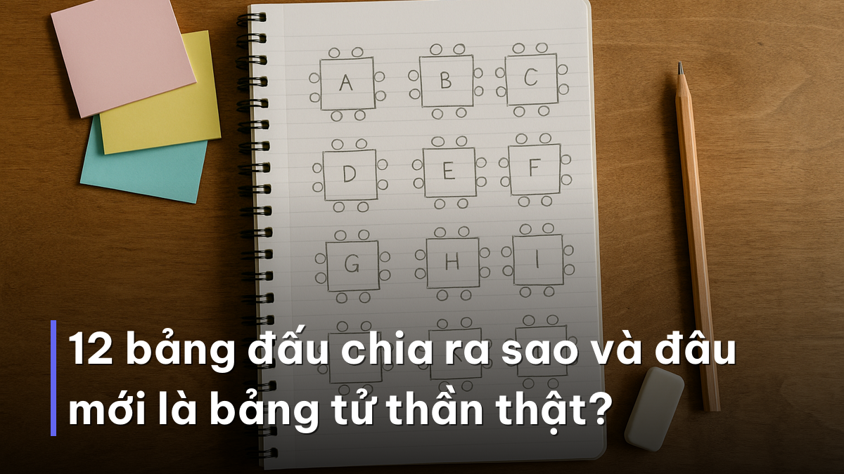 12 bảng đấu chia ra sao và đâu mới là bảng tử thần thật? Sơ đồ 12 bảng đấu trong lịch thi đấu vòng bảng World Cup 2026