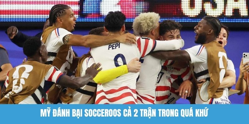 Mỹ đánh bại Socceroos cả 2 trận trong quá khứ