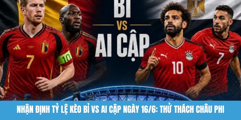 Nhận định tỷ lệ kèo Bỉ vs Ai Cập