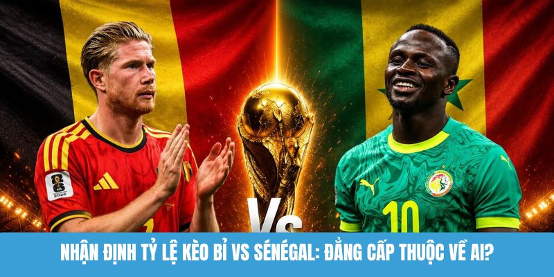 nhận định tỷ lệ kèo Bỉ vs Sénégal