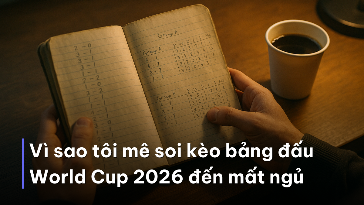 Vì sao tôi mê soi kèo bảng đấu World Cup 2026 đến mất ngủ Ghi chép soi kèo bảng đấu World Cup 2026 lúc nửa đêm