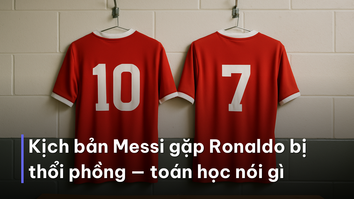 Kịch bản Messi gặp Ronaldo bị thổi phồng — toán học nói gì Kịch bản đối đầu khi soi kèo bảng đấu World Cup 2026