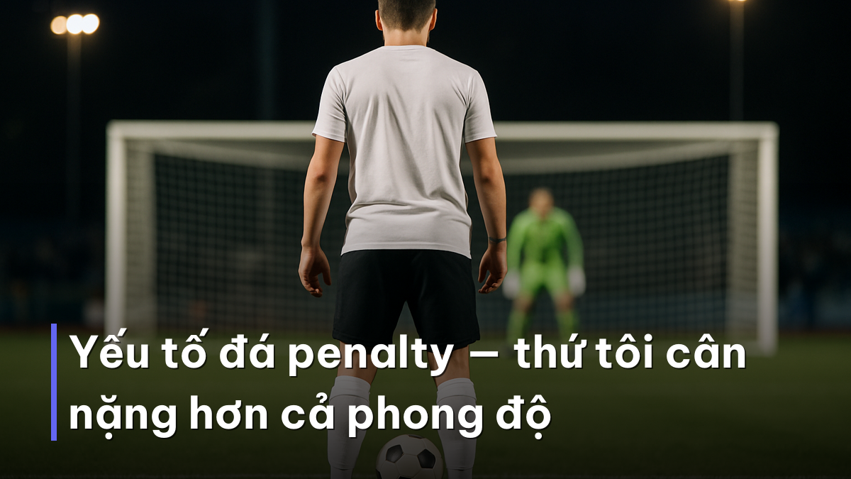 Yếu tố đá penalty — thứ tôi cân nặng hơn cả phong độ Cầu thủ chuẩn bị đá penalty liên quan kèo cầu thủ ghi bàn World Cup 2026