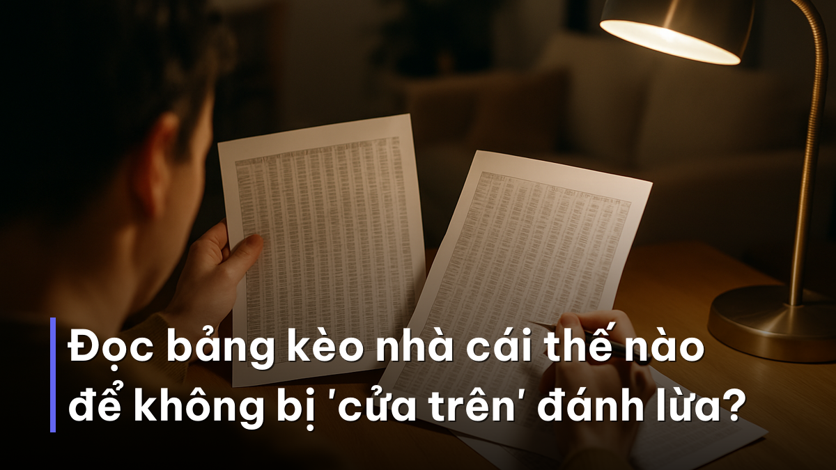 Đọc bảng kèo nhà cái thế nào để không bị 'cửa trên' đánh lừa? So sánh bảng tỷ lệ kèo cầu thủ ghi bàn World Cup 2026 dưới đèn bàn