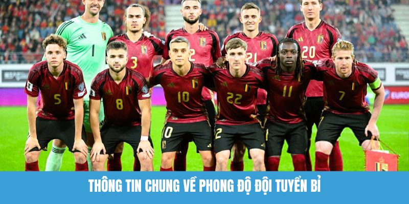Thông tin chung về phong độ đội tuyển bỉ