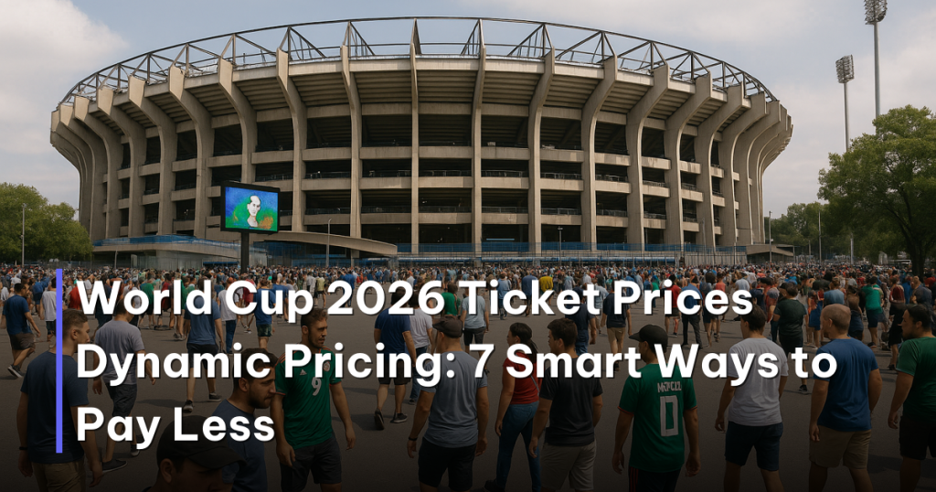 World Cup 2026 Ticket Prices Dynamic Pricing: 7 Smart Ways to Pay Less