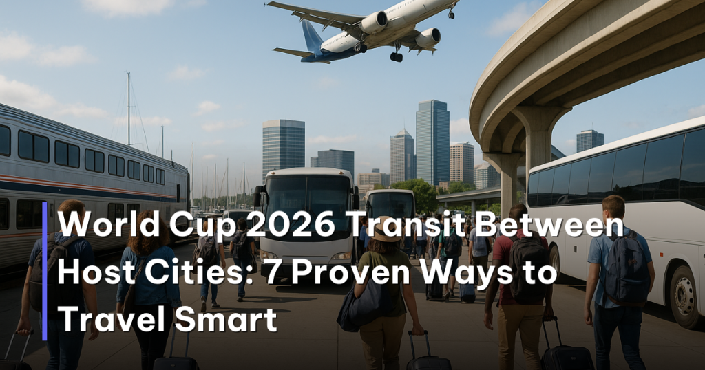 World Cup 2026 Transit Between Host Cities: 7 Proven Ways to Travel Smart