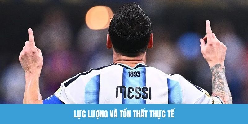 Lực lượng và tổn thất thực tế